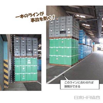 一本の白いラインで窓割れなし