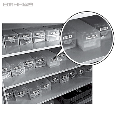 定置･箱･名前で管理スムーズ