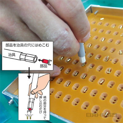 アイデア治具で「指プル」なくす