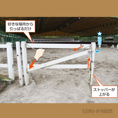 紐を引けば かがまず開く